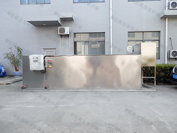 小飯店地埋式大無動力油水分離器隔渣池招商