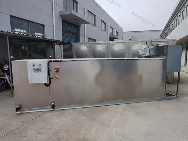 小飯店地下式中小型半自動油水分離與處理設備廠商