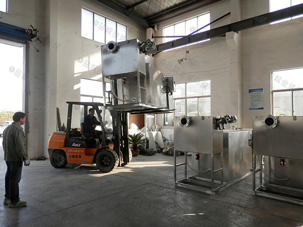 餐飲業大型地下式智能型油水分離器設備的設計計算