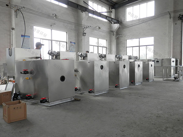 廚余地下式大型多功能油水分離與處理設備技術
