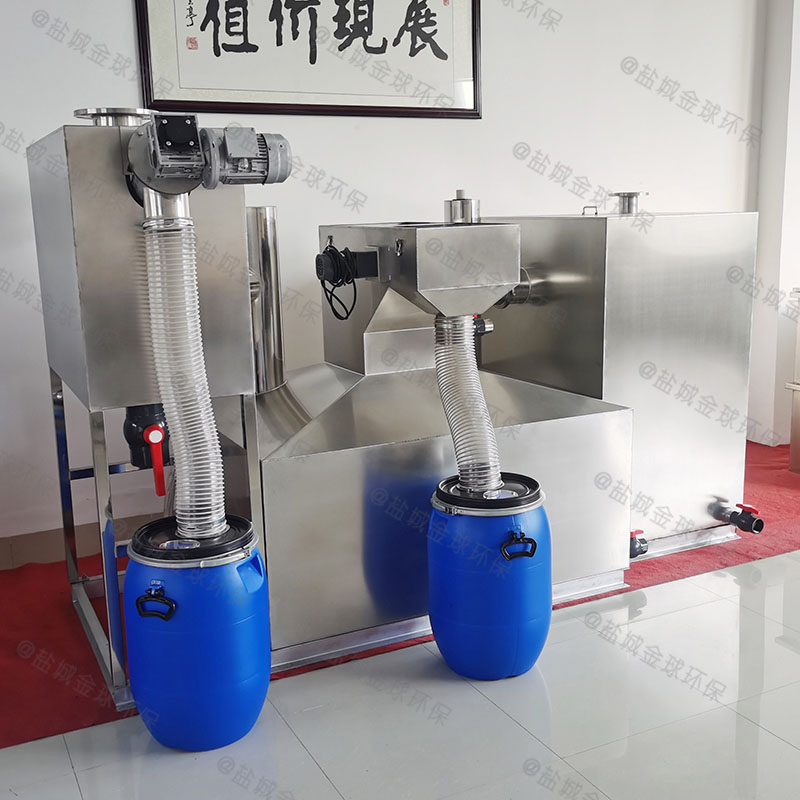 商場餐飲地面自動提升油水分離處理機圖片