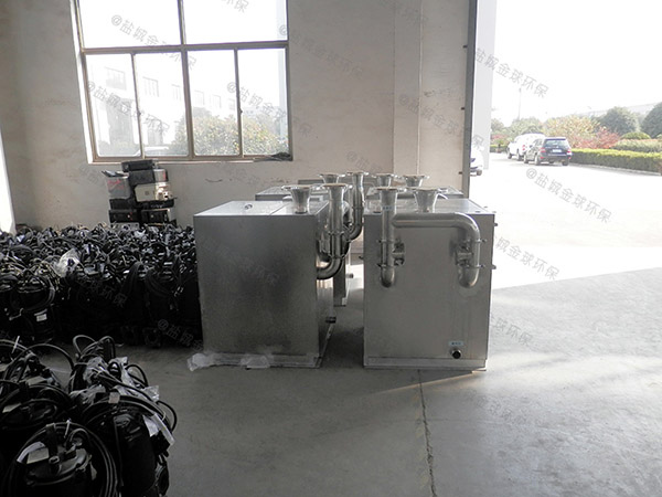 飲食業大型地面式半自動油水分離機設備規格