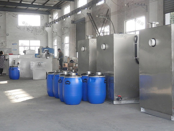 學校地下智能型油水分離器隔油池安裝方案