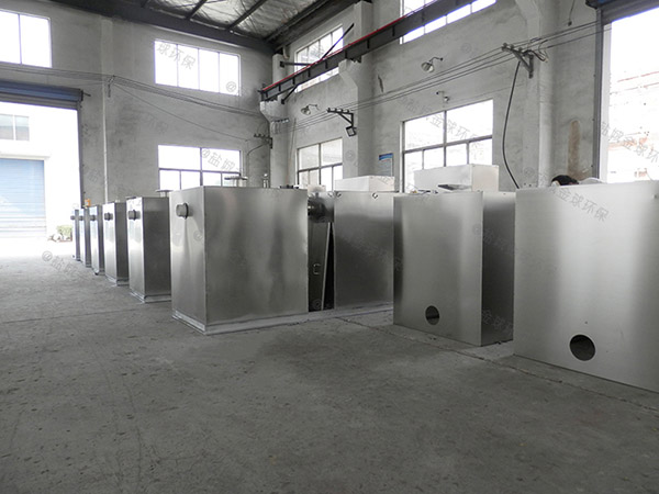 廚房室外中小型自動刮油油水分離污水處理設備價格