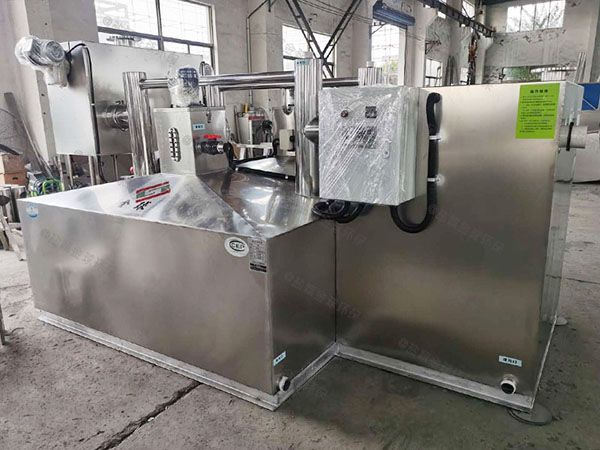 小區地上式大型自動刮油垃圾處理器油水分離排放標準