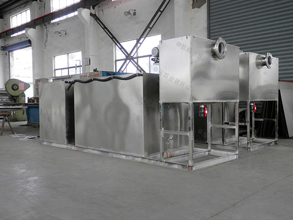 單位食堂地面機械一體化油脂分離器施工方案