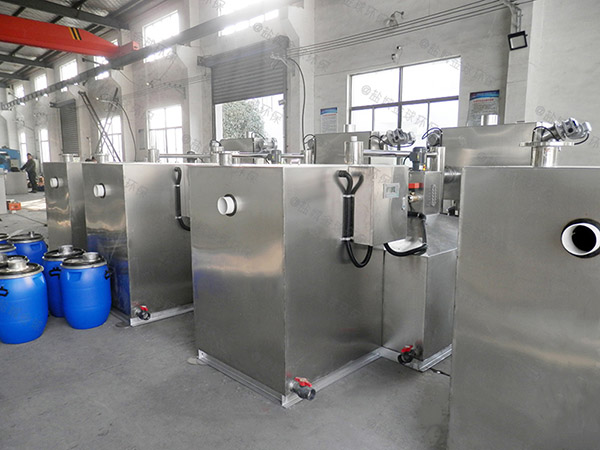 500人餐廚自動排水油水處理設備廠商