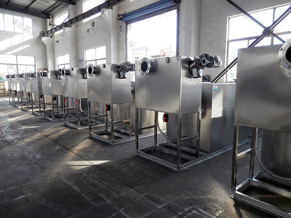100人餐廚自動化油水處理設備做法