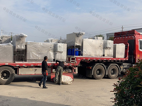 廚余甲型隔油隔渣隔懸浮物隔油隔渣設備內部結構圖