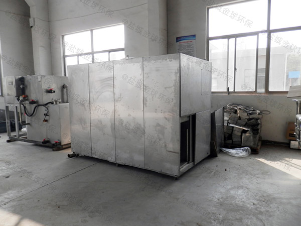 10噸全自動廚余垃圾預處理機器工作原理圖