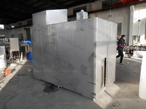大中型自動上料餐廚垃圾一體化處理設備使用情況