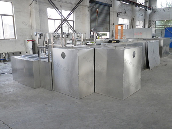 埋地自動刮油廚房油水分離機施工圖