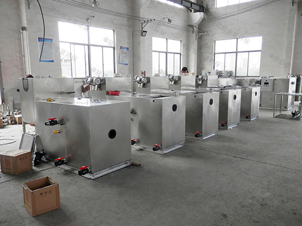 地下全自動智能型餐飲垃圾油水分離設備做法
