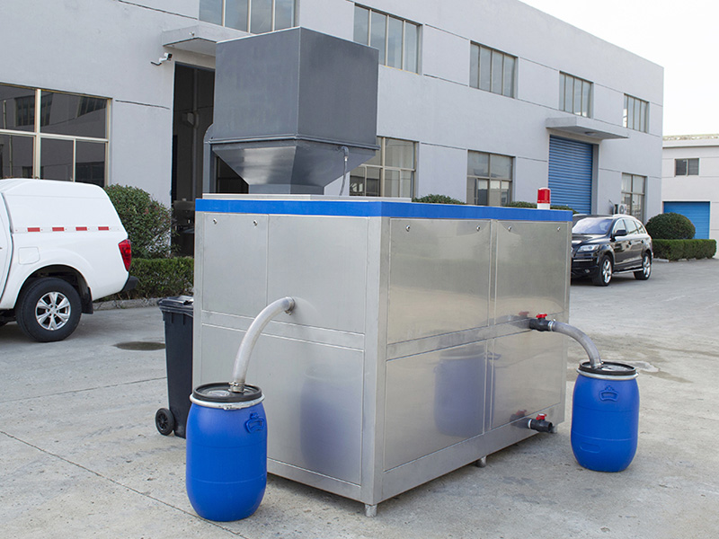 日處理10噸商業廚余垃圾粉碎處理機器案例