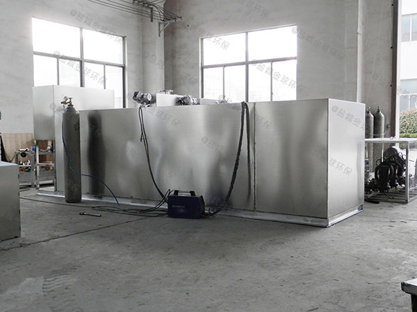 埋地自動刮油廚房油水分離機施工圖